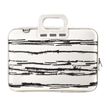 Bombata Black&White - Sacoche pour ordinateur portable 16" - blanc
