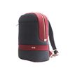 Nava Easy Break - Sac à dos pour ordinateur portable 15,6" avec poche RFID - gris/bordeaux/lime