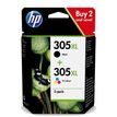 194721452368-HP 305XL - Pack de 2 - noir et 3 couleurs - cartouche d'encre originale (6ZA94AE)-P_400001236_1-0