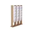 3660412028442-INOVSHOP - Présentoir de journaux de sol - 3 x 5 compartiments A4 - bois foncé-P_400001429_1-0