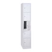 3700339894505-Vestiaire 1 colonne soit 5 cases monobloc - H180 x L30 x P50 cm - blanc-P_400001645_2-1