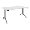 3253310160347-Table de réunion abattantes - L160 x P80 cm - pied alu - plateau blanc perle-P_400001669_1-0