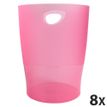 9002493032156-Exacompta Ecobin - 8 Corbeilles à papier 15L - rouge carmin-P_400001783_2-1
