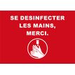 0404000019961-Novus Dahle - Tapis de distanciation sociale - désinfection mains-  85x120 - rouge-P_400001996_1-0