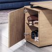 3253310171176-Bureau LOFTER Manager - L180 x P100 x H72,5 cm - console retour à gauche (tiroirs) - pieds carbone - plateau imita--2