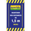 0404000020011-Novus Dahle - Tapis de distanciation sociale - garder distances - 85 x 150 cm - gris -P_400002001_1-0
