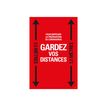 8711234040855-Pickup - Adhésif de signalisation au sol "gardez vos distances" - rouge - 60 x 90 cm-P_400002265_1-0
