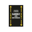 8711234040862-Pickup - Adhésif de signalisation au sol "gardez vos distances" - noir - 60 x 90 cm-P_400002266_1-0