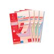 0404000023999-Exacompta - Pack de 40 Fiches Bristol - 12,5 x 20 cm - petits carreaux - couleurs assortie-P_400002399_1-0
