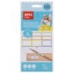 8410782178088-Apli Agipa - 35 Étiquettes adhésives plastifiées - 46 x 10 mm / 31 x 19 mm / 31 x 11 mm-P_400002776_1-0