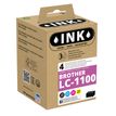 Cartouche compatible Brother LC1100 - pack de 4 - noir, cyan, magenta, jaune - ink