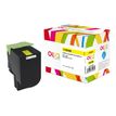 Cartouche laser remanufacturée Lexmark 71B0040 - jaune - Owa