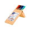 4007817342176-STAEDTLER triplus - Chevalet de 6 stylos - différentes pointes et couleurs-P_400004049_2-1