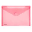 4250037413120-FolderSys - Pochette - pour A5 - capacité : 90 feuilles - paysage - rouge transparent-P_400004618_1-0