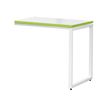 3700339874149-Retour bureau MT1 Elégance - L80 x P67 x H75 cm - pieds blancs - plateau blanc chants ver-P_400004673_1-0