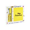 3086123558847-BIC My Message Fabulous - Kit avec 1 carnet et 1 stylo à bille 4 couleurs + 1 surligneur-P_400004986_3-2