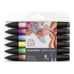 884955073933-ProMarker Watercolour - 6 Marqueurs double pointe - tons floraux-P_400005025_1-1