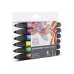 884955073933-ProMarker Watercolour - 6 Marqueurs double pointe - tons floraux-P_400005025_2-2