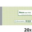 3130632231729-Exacompta - 20 Manifolds Carnets de reçus avec TVA - 50 dupli - 10,5 x 18 cm-P_400005549_1-0