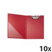 Exacompta - 10 Porte blocs à rabat - A4 - rouge