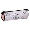 3045050443817-No Publik Buffalo Flowers - Trousse ronde 1 compartiment - écru et rose - Hamelin-P_400005780_1-0