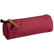 3173742244524-Fourre-tout rond SCHOOL Pet recyclé 1 compartiment - ouverture au milieu - coloris bordeaux deux tons --0