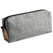 Trousse rectangulaire School 1 compartiment - gris - PET recyclé - Carpentras