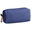 Trousse rectangulaire School 1 compartiment - bleu - PET recyclé - Carpentras