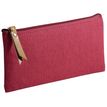 Trousse plate School 1 compartiment - bordeaux - PET recyclé - Carpentras