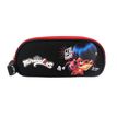 3700516280107-Trousse rectangulaire Miraculous - 2 compartiments - noir et rouge - Bagtrotter-P_400006401_1-0