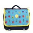 4891320451797-Cartable Phileas Monstres 38 cm - 2 compartiments - bleu - Bagtrotter-P_400006436_1-0