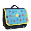 4891320451797-Cartable Phileas Monstres 38 cm - 2 compartiments - bleu - Bagtrotter-P_400006436_2-1