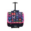4891320453654-Cartable à roulettes Phileas Papillons - 2 compartiments - violet - Bagtrotter-P_400006464_1-0