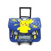 3700516279972-Cartable à roulettes Pokemon - 2 compartiments - bleu marine - Bagtrotter-P_400006470_1-0