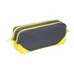 3135250982251-Trousse rectangulaire Corner - 2 compartiments - gris/jaune - Viquel-P_400006634_1-0
