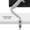 043859764198-Fellowes Platinum series - Bras porte écran simple réglable -  fixation sur bureau - blan-P_400006923_4-3