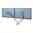 043859764228-Fellowes Platinum series - Bras porte écran double réglable -  fixation sur bureau - gris-P_400006926_2-1