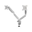 043859764228-Fellowes Platinum series - Bras porte écran double réglable -  fixation sur bureau - gris-P_400006926_3-2