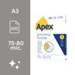 043859584840-Fellowes Apex - 100 pochettes de plastification A3 (303 x 426 mm) - 80 microns--1