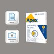 043859584857-Fellowes Apex - 100 pochettes de plastifications A4 (216 x 303 mm) - 80 microns --3