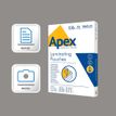 043859584888-Fellowes Apex - 100 pochettes de plastification A4 (216 x 303 mm) - 125 microns --3