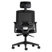 3760388580255-Fauteuil de bureau MALICE avec têtière - accoudoirs réglables - noir-P_400007038_2-2