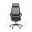 3701338801051-Fauteuil de bureau ergonomique ELVIRA - accoudoirs fixes - appuie-tête fixe - noir-P_400007265_2-1