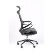 3701338801051-Fauteuil de bureau ergonomique ELVIRA - accoudoirs fixes - appuie-tête fixe - noir-P_400007265_3-2