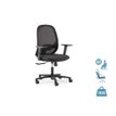-Fauteuil de bureau GRACE - accoudoirs réglables - noir-P_400007600_1-0