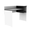 0000006695712-EasyHome - Bureau LV16 121 cm - avec cube de rangement - noir - pieds blancs-P_400007624_2-1