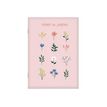 3700572751245-Kiub - Calendrier perpétuel A6 - jardin herbier rose-P_400007736_1-0