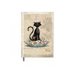3700572744636-Kiub Bug Art - Carnet de notes cousu A6 - ligné - Chat sur coussin-P_400007828_1-0