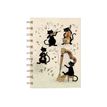 3700572744667-Kiub Bug Art - Carnet de notes à spirale A6 - ligné - Chats musique-P_400007829_1-0