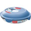 3154148706038-MAPED PICNIK - Assiette à déjeuner en verre ronde 700 ml CONCEPT ADULTES - coloris Bleu Orage--0